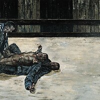 Birkenau II, 210 x 255 cm, oil on canvas