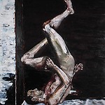 Masturbation, 220 x 150 cm, oil on canvas