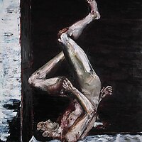 Masturbation, 220 x 150 cm, oil on canvas