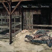 Birkenau I, 350 x 480 cm, oil on canvas