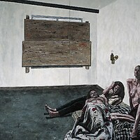 Rape-Hotel, Bosnia 1992, 315 x 400 cm, oil on canvas