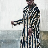 The Suicide of Mala Zimetbaum, 120 x 85 cm, oil on canvas