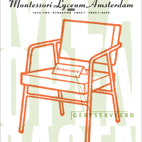 ‘Open Day’  poster, 2007, Montessori Lyceum Amsterdam