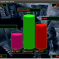 Screenshot of Liquid War.
